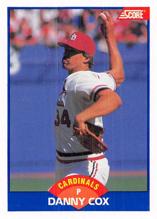 1985 Topps #499 Danny Cox VG St. Louis Cardinals - Under the Radar Sports