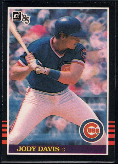 1985 Fleer #54 Jody Davis VG Chicago Cubs