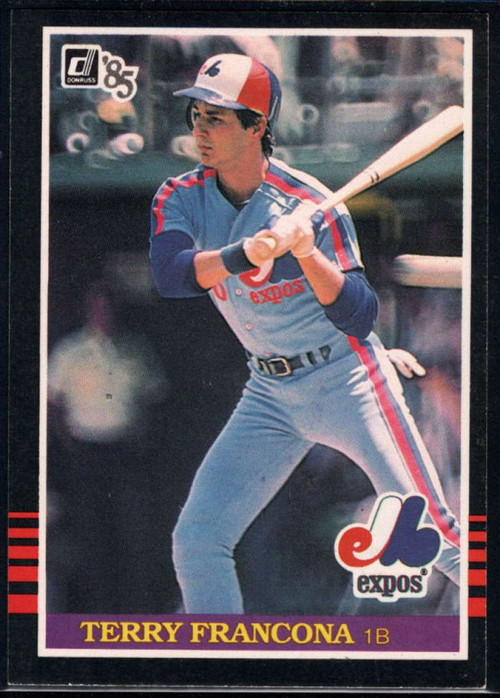 1985 Fleer #398 Terry Francona VG Montreal Expos