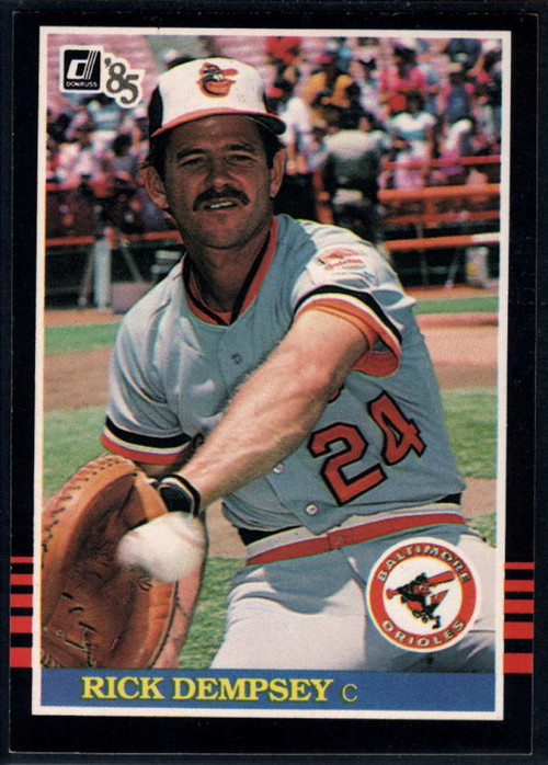 1983 Donruss #329 Rick Dempsey UER VG Baltimore Orioles