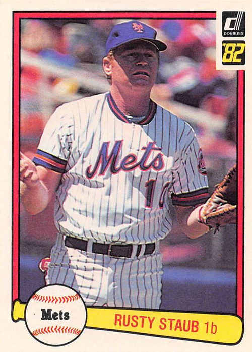 1985 Topps #190 Rusty Staub VG New York Mets - Under the Radar Sports