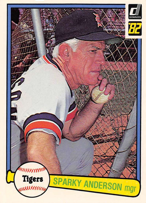 1981 Fleer #460 Sparky Anderson MG VG Detroit Tigers - Under the Radar  Sports