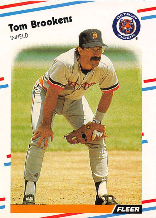 1985 Fleer Tom Brookens