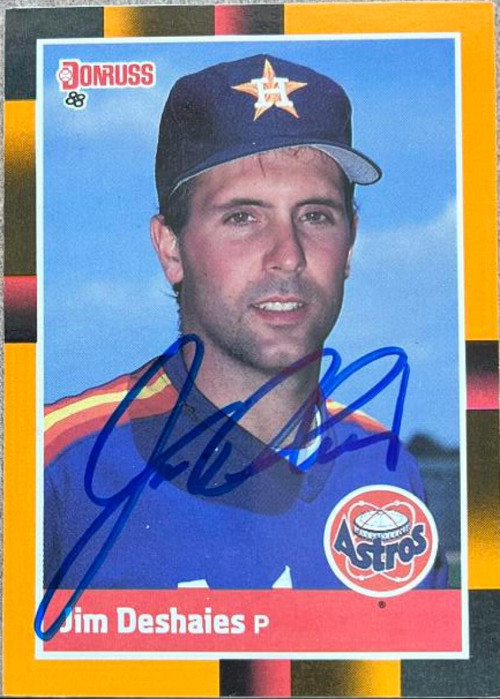 Jim Deshaies Autographed Signed Houston Astros 1988 Topps Card