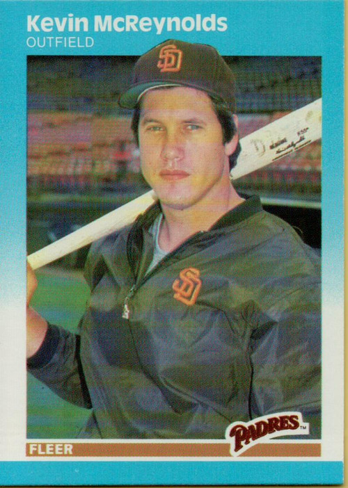  1985 Fleer #41 Kevin McReynolds NM-MT San Diego Padres