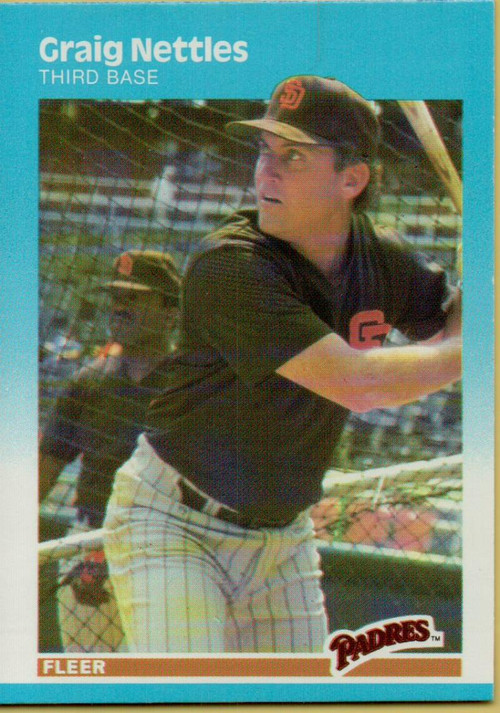 1985 Fleer #42 Graig Nettles VG San Diego Padres - Under the Radar