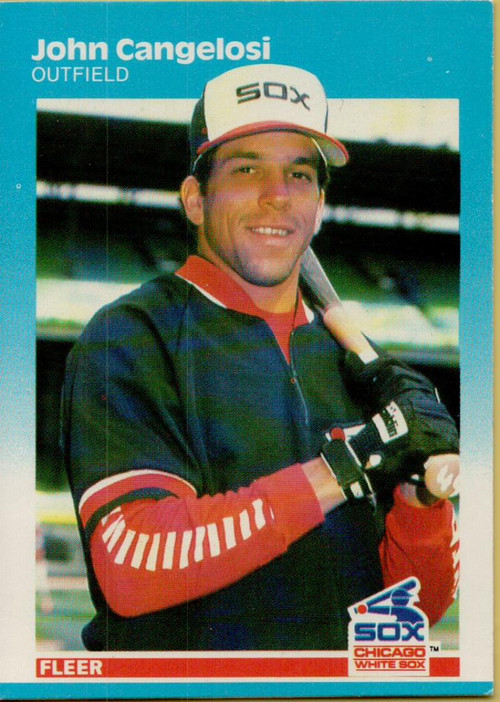 John Cangelosi 1986 Fleer Update #U-19 Chicago White Sox