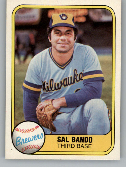 1981 Donruss #84 Sal Bando NM-MT Milwaukee Brewers