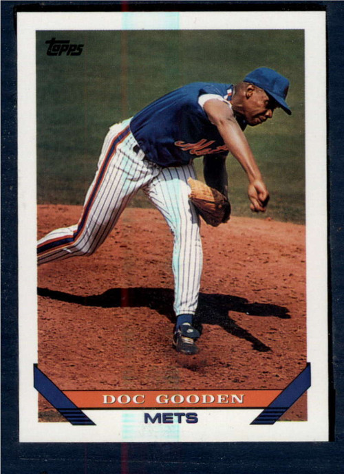 1993 Upper Deck #665 Dwight Gooden VG New York Mets - Under the Radar Sports