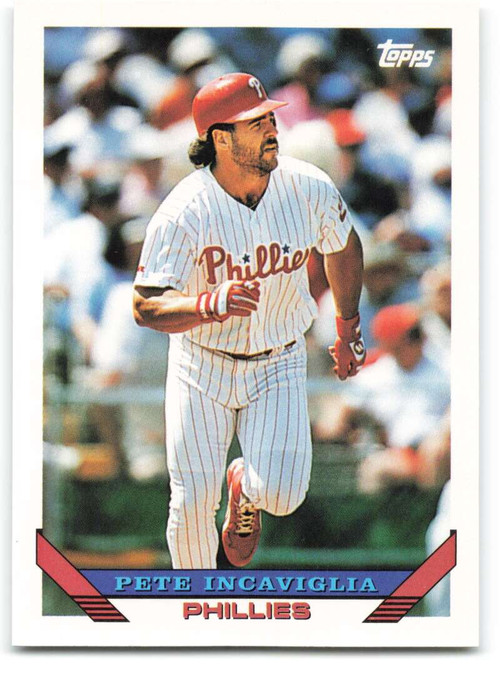 1994 Bowman Pete, Incaviglia Philadelphia Phillies, Baseball Card BOWV3