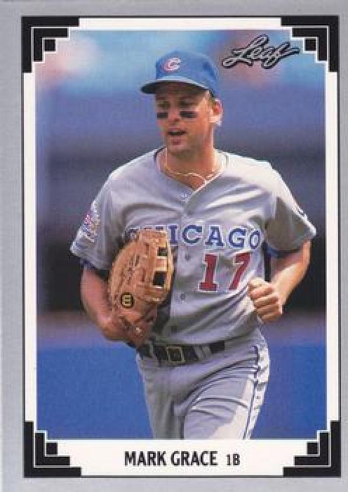 Mark Grace #520 Topps 1991 Baseball Card (Chicago Cubs) VG