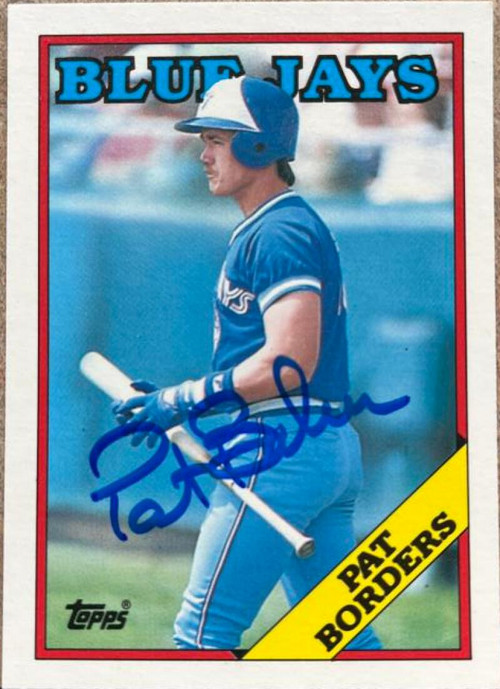 Pat Borders autographed Baseball Card (Kansas City Royals) 1995