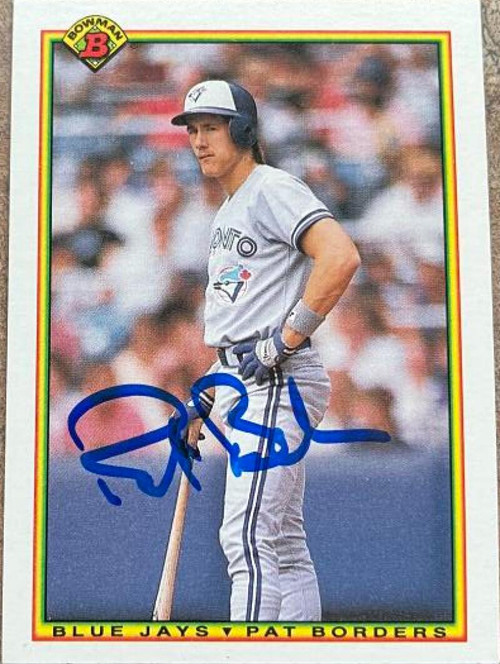 Pat Borders Autographed 1992 Bowman #646 - Under the Radar Sports