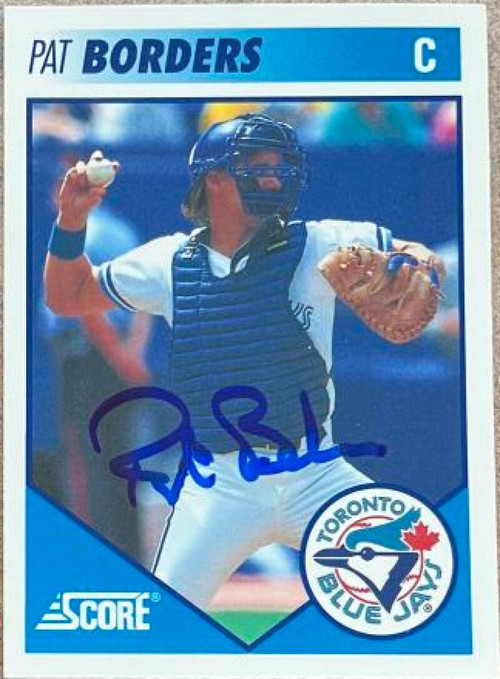 1991 Score #425 Pat Borders Toronto Blue Jays Baseball card