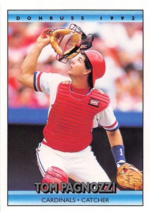 1992 Score #136 Tom Pagnozzi VG St. Louis Cardinals - Under the