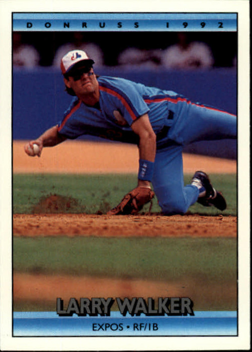 1992 Studio #59 Larry Walker VG Montreal Expos - Under the Radar Sports