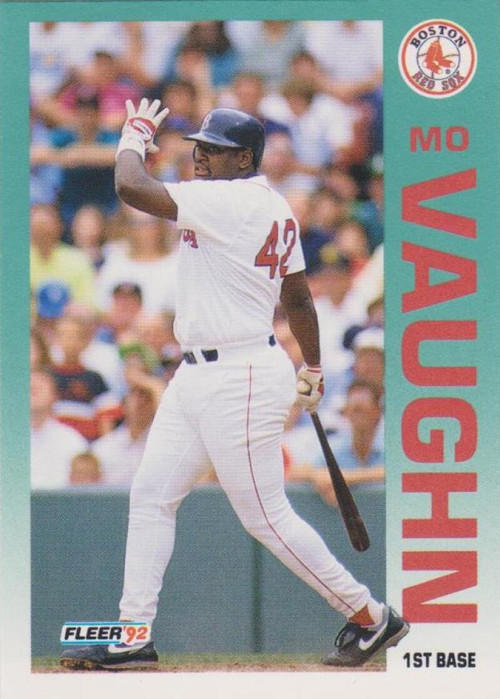 1992 Upper Deck #445 Mo Vaughn VG Boston Red Sox - Under the Radar