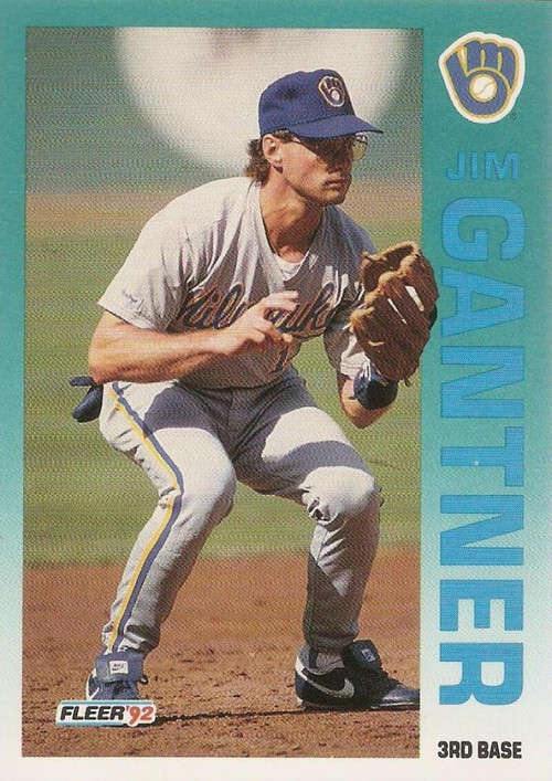 582 Jim Gantner - Milwaukee Brewers - 1985 Fleer Baseball