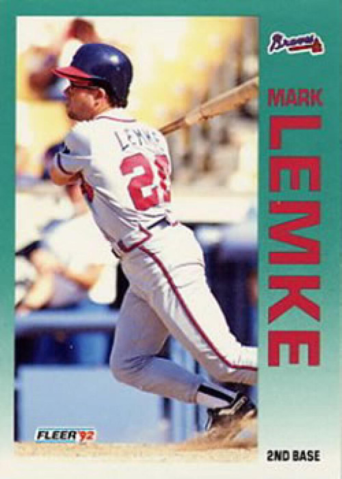 1992 Studio #6 Mark Lemke VG Atlanta Braves - Under the Radar Sports