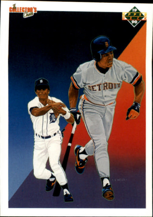 1990 Upper deck #327 Lou Whitaker - Detroit Tigers (Baseball Cards