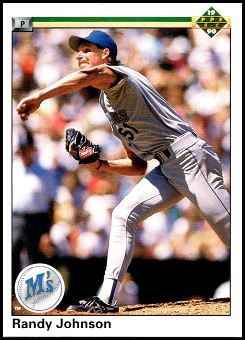 1992 Upper Deck #164 Randy Johnson VG Seattle Mariners - Under the