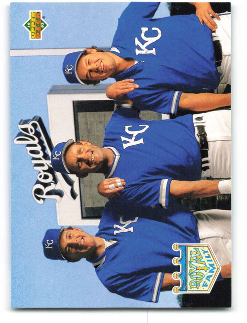 GEORGE BRETT KANSAS CITY ROYALS UPPER DECK 1993 TEAMMATES #54  joyner/jefferies