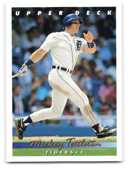 1993 Upper Deck 86 Mickey Tettleton VG Detroit Tigers Under the