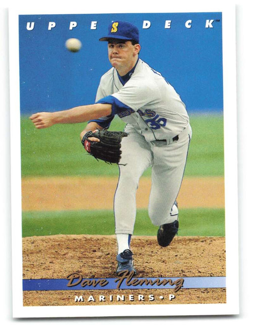 1993 Upper Deck #100 Dave Valle VG Seattle Mariners - Under the Radar Sports