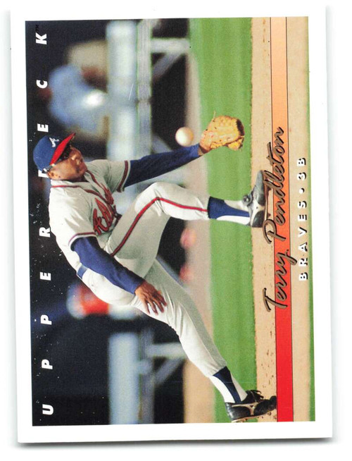 1991 Upper Deck Baseball Card #708 Terry Pendleton Braves