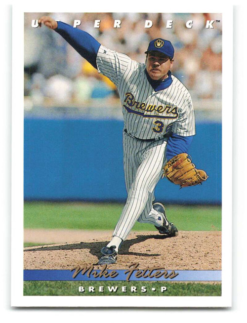 1996 Topps #142 Mike Fetters VG Milwaukee Brewers - Under the