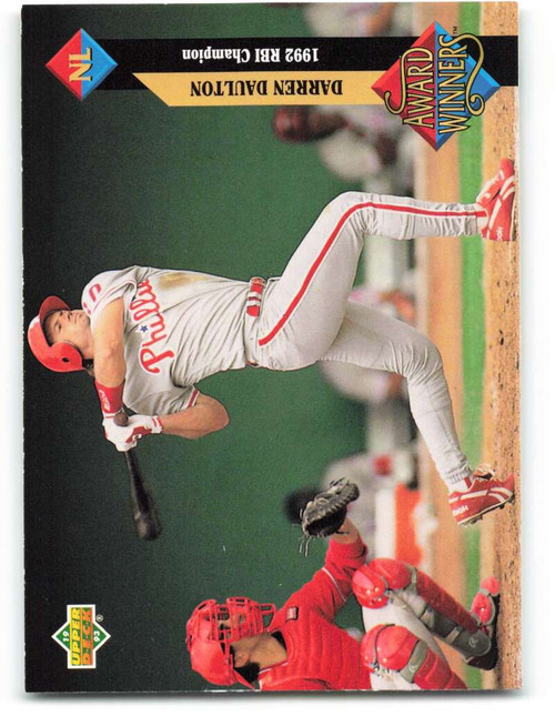 429 Darren Daulton - Philadelphia Phillies - 1992 Upper Deck