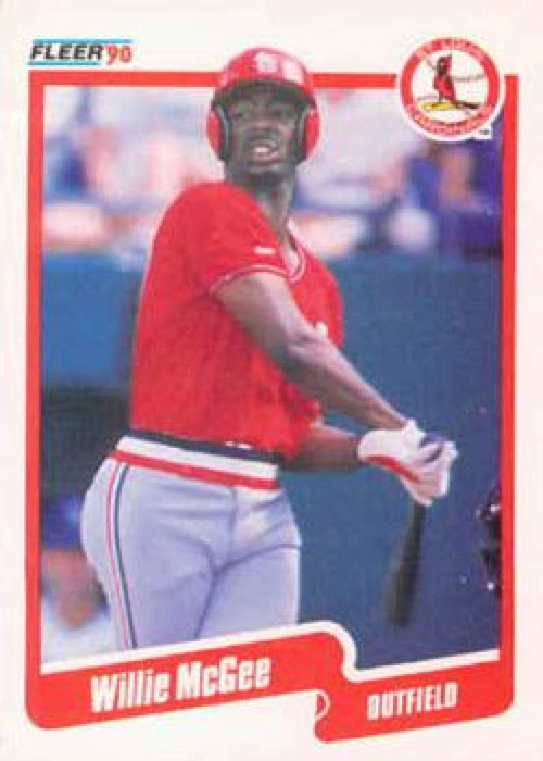 1990 Upper Deck #505 Willie McGee VG St. Louis Cardinals - Under the Radar  Sports