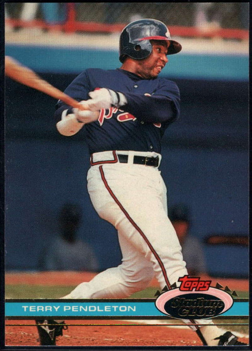 1991 LEAF TERRY PENDLETON ATLANTA BRAVES #304