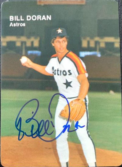 Bill Doran Autographed 1985 Houston Astros Mother's Cookies #8