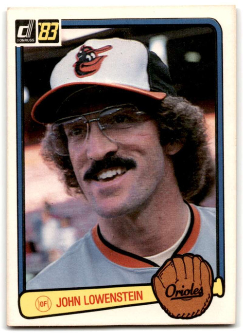 1983 Fleer #63 John Lowenstein VG Baltimore Orioles - Under the