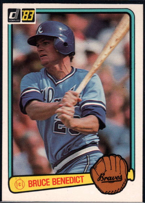 1983 Fleer #130 Bruce Benedict VG Atlanta Braves - Under the Radar Sports