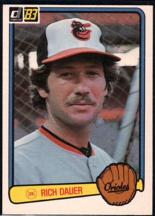 1983 Topps #579 Rich Dauer VG Baltimore Orioles