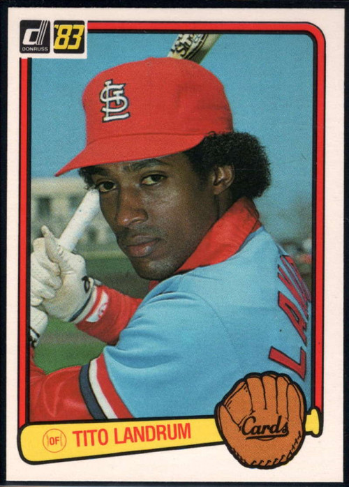 Tito Landrum, 1984  St louis cardinals baseball, St louis