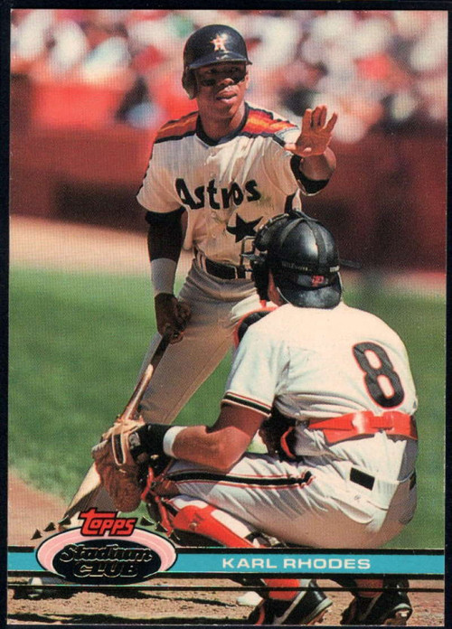 1991 Topps #516 Karl Rhodes VG Houston Astros