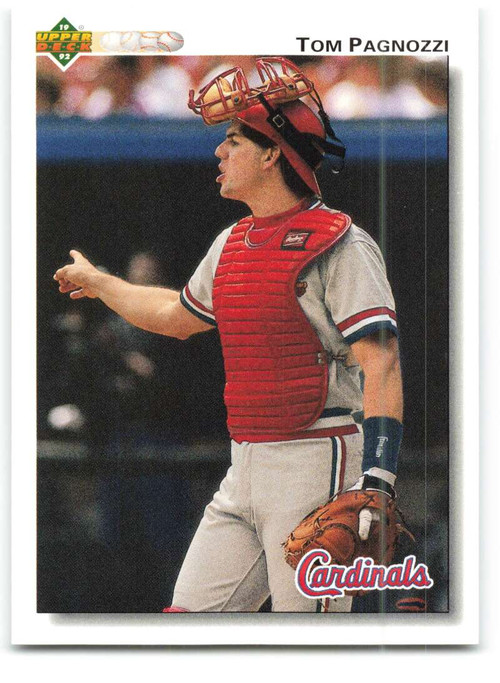  1992 Topps Baseball #448 Tom Pagnozzi St. Louis