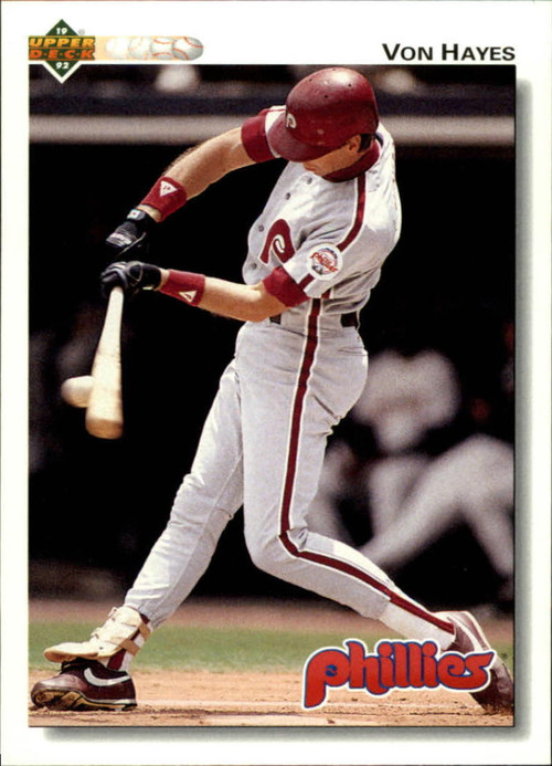 1991 Upper Deck #368 Von Hayes VG Philadelphia Phillies - Under the Radar  Sports