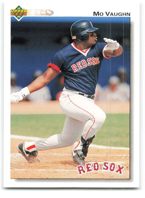 Mo Vaughn - Red Sox #49 Fleer 1992 Baseball Trading Card