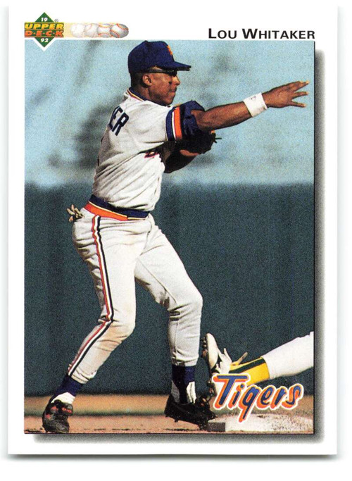 1990 Upper deck #327 Lou Whitaker - Detroit Tigers (Baseball Cards