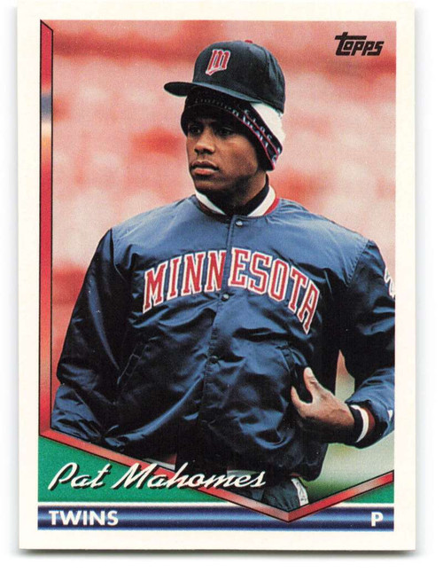 1994 Bowman Pat Mahomes Minnesota Twins Baseball Card BOWV3