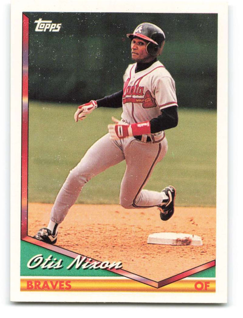 Otis Nixon signed Atlanata Braves 1992 Donruss Highlights baseball card