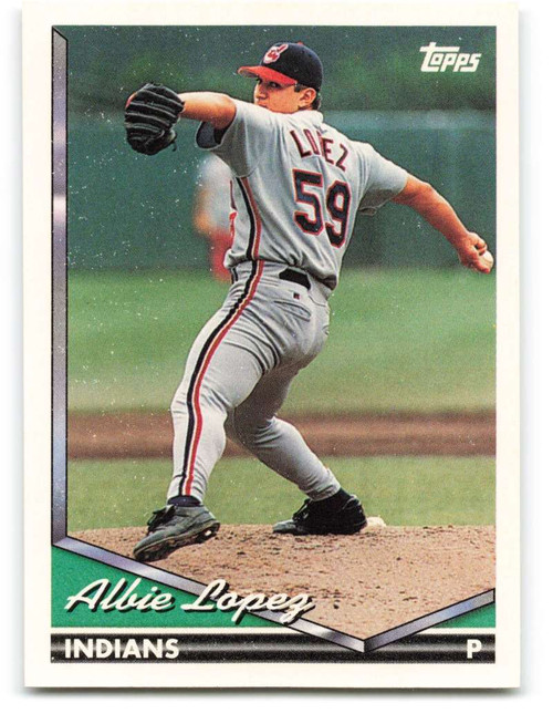 1994 Topps 178 Albie Lopez VG Cleveland Indians Under the Radar Sports