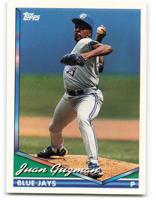 1993 Topps #75 Juan Guzman VG Toronto Blue Jays - Under the Radar Sports