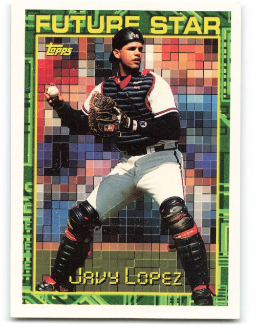 1995 Topps #567 Javy Lopez VG Atlanta Braves - Under the Radar Sports