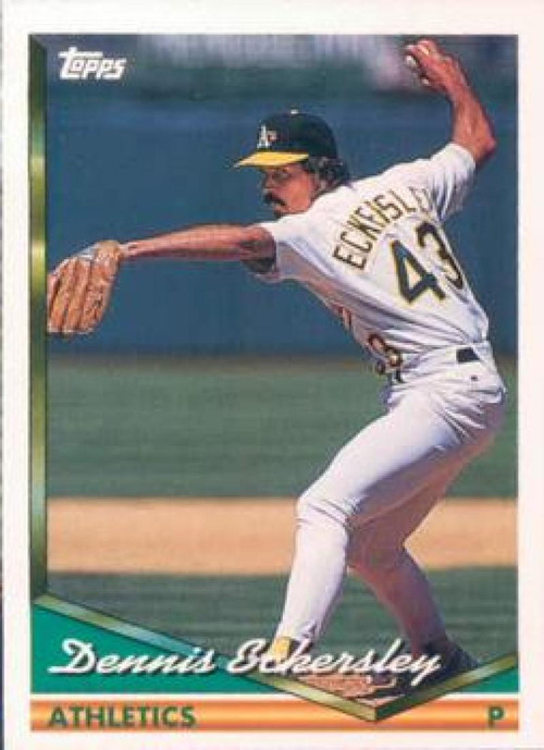 1991 Topps #250 Dennis Eckersley VG Oakland Athletics - Under the Radar  Sports