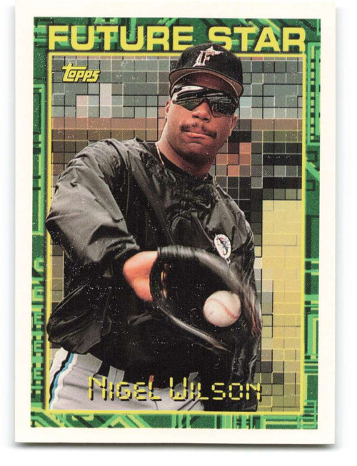 1993 Topps #426 Nigel Wilson VG Florida Marlins